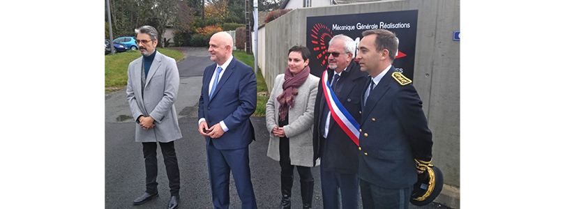 Un Sécrétaire d'Etat en visite chez MONNIER ENERGIES (M.G.R.)