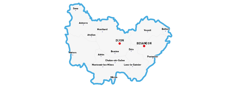 La population de Bourgogne-Franche-Comté connue